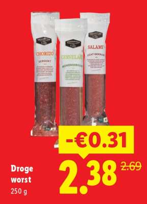 Droge worst