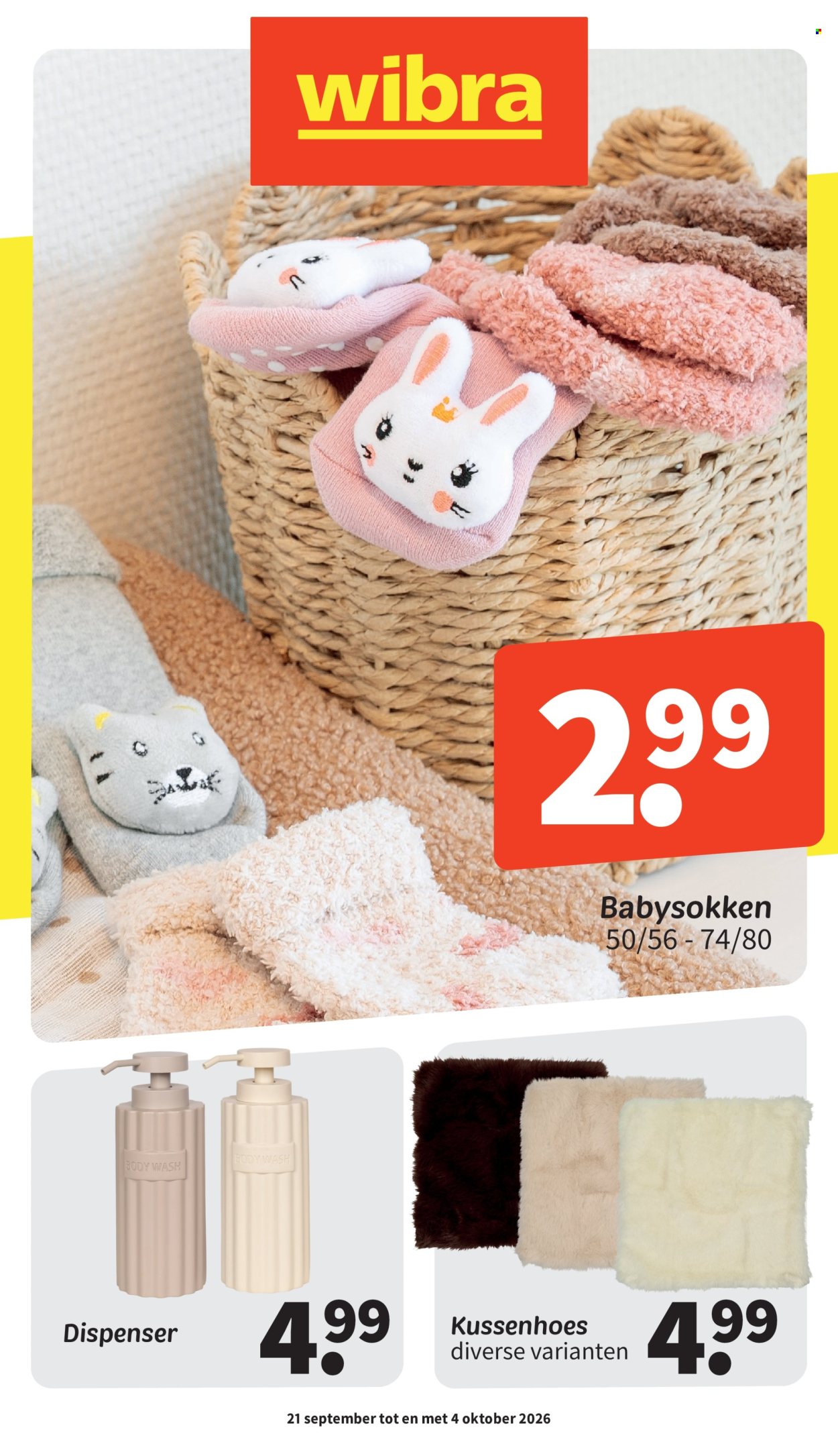 Wibra-aanbieding - 21-9-2026 - 4-10-2026. Pagina 1
