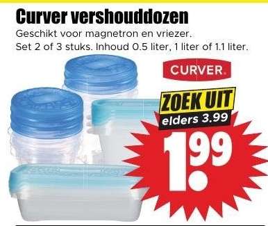 Curver vershouddozen