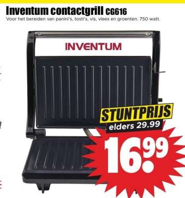 Inventum contactgrill CG616