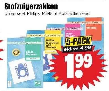 Stofzuigerzakken
