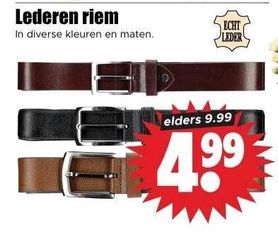 Lederen riem