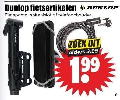 Dunlop fietsartikelen