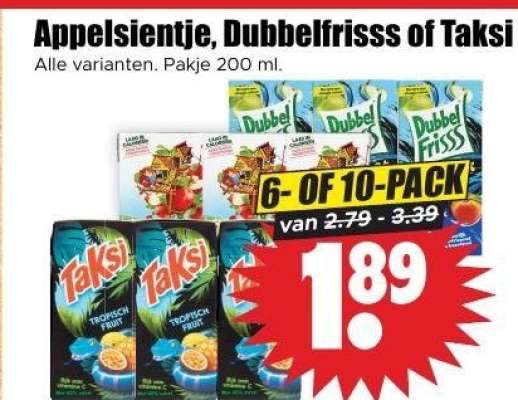 Appelsientje, DubbelFrisss of Taksi