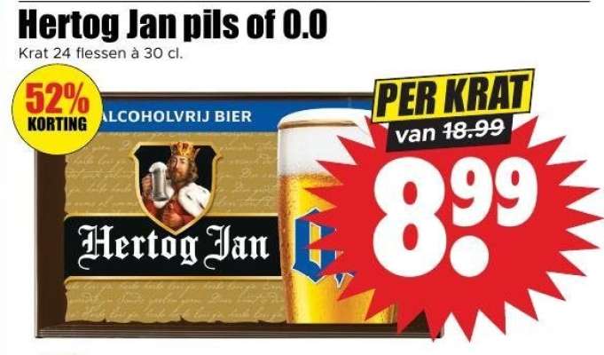Hertog Jan pils of 0.0
