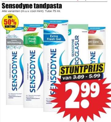 Sensodyne tandpasta