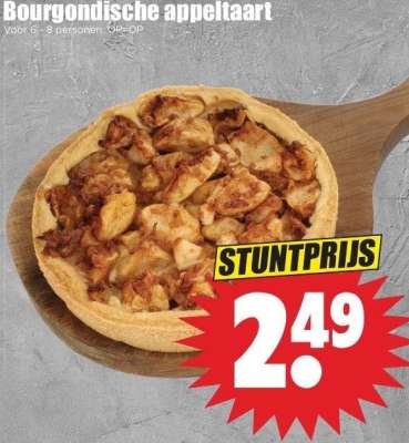 Bourgondische appeltaart