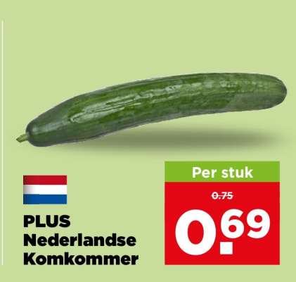 PLUS Nederlandse Komkommer