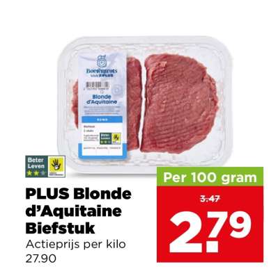 PLUS Blonde d'Aquitaine Biefstuk