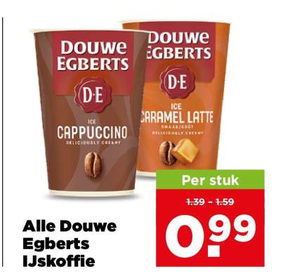 Alle Douwe Egberts ijskoffie