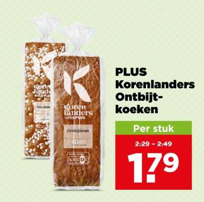 PLUS Korenlanders Ontbijtkoeken