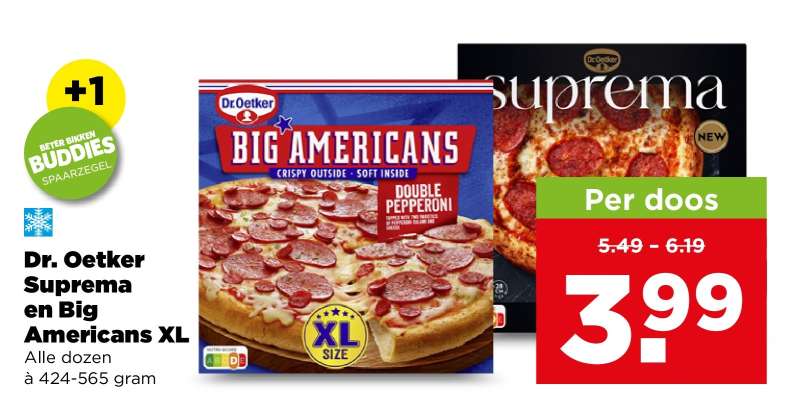 Dr. Oetker Suprema en Big Americans XL