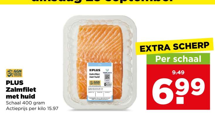 PLUS Zalmfilet met huid