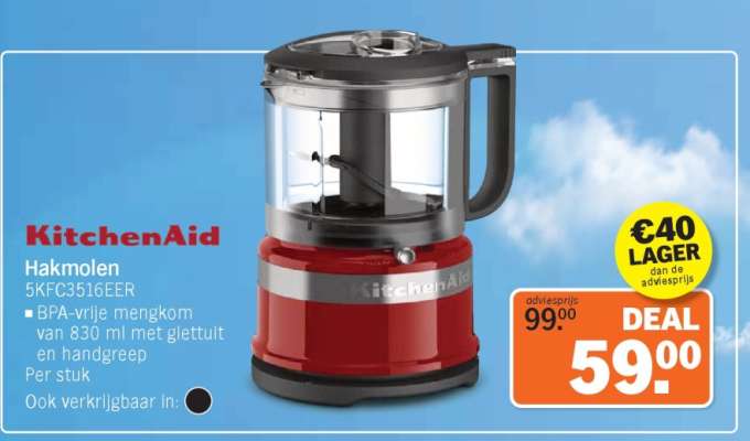 KitchenAid Hakmolen 5KFC3516EER