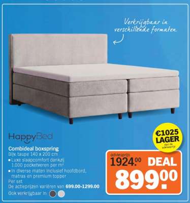Combideal boxspring