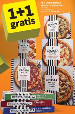 Alle Crosta Mollica pizza's en pizzabites