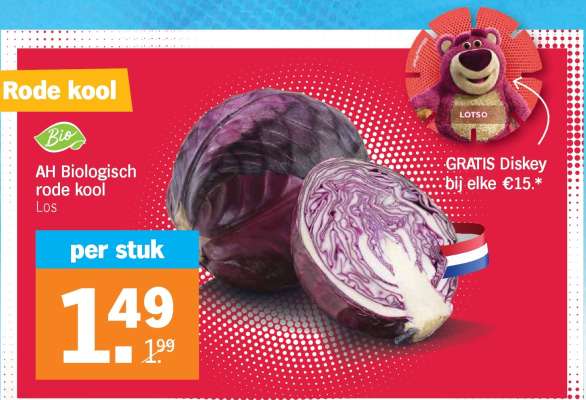 AH Biologisch rode kool