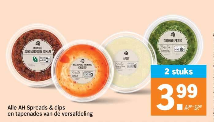 Alle AH Spreads & dips
