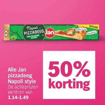 Jan pizzadeeg Napoli style