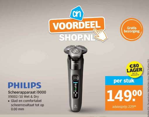 PHILIPS Scheerapparaat i9000 X9002/10 Wet & Dry