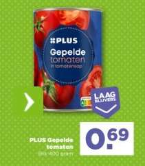 PLUS Gepelde tomaten