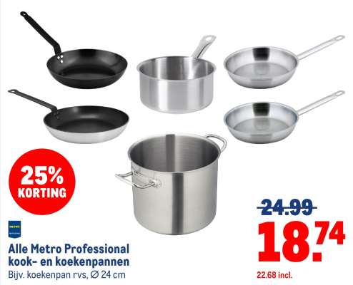 Alle Metro Professional kook- en koekenpannen