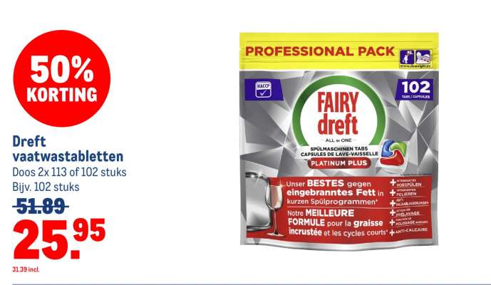 DREFT Vaatwastabletten