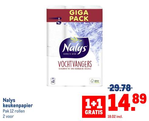 Nalys keukenpapier