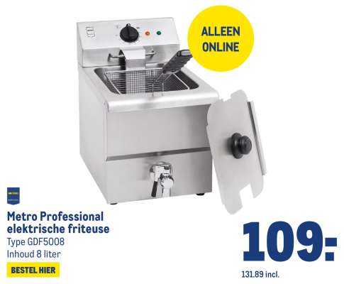 Metro Professional elektrische friteuse
