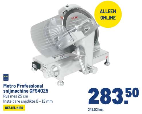 Metro Professional snijmachine GFS4025