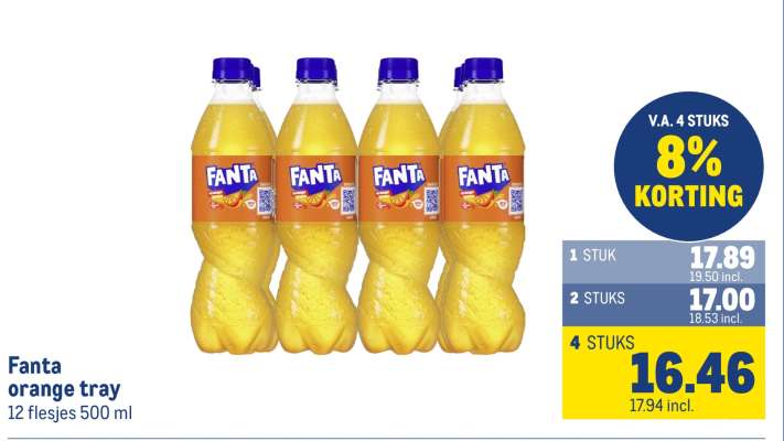 Fanta orange tray