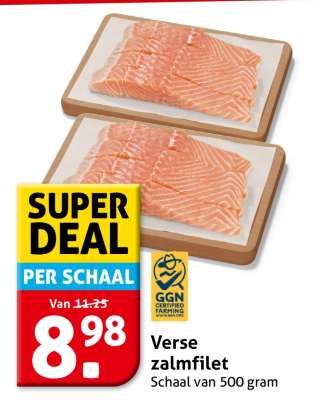 Verse zalmfilet