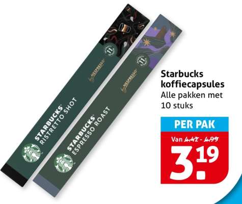 Starbucks koffiecapsules