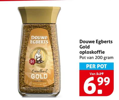 Douwe Egberts Gold oploskoffie