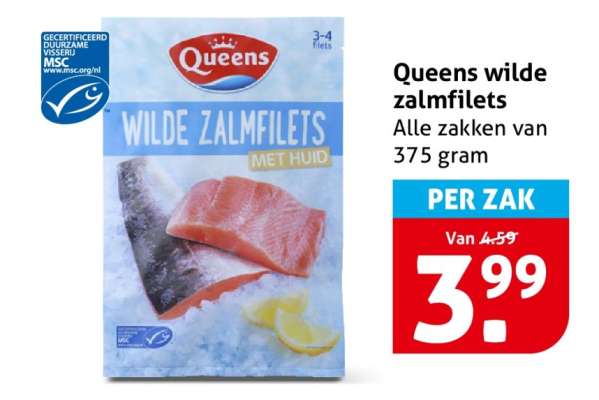 Queens wilde zalmfilets