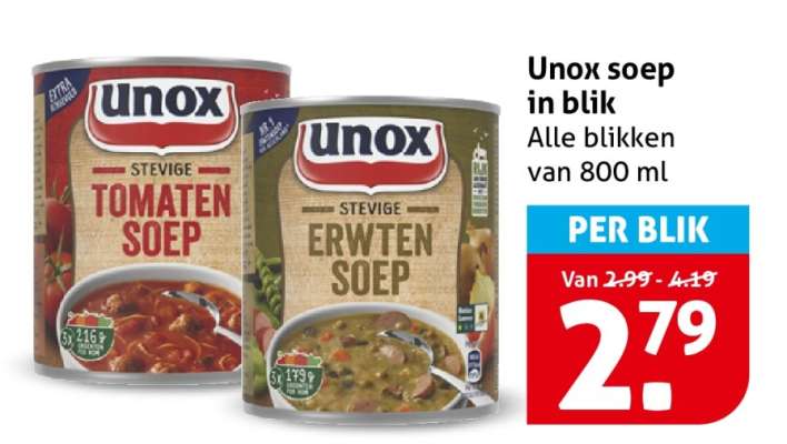 Unox Soep in Blik