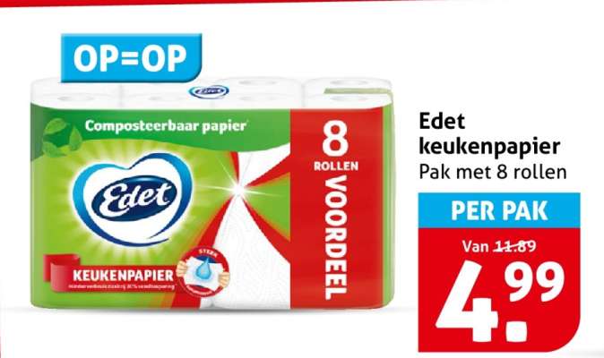 Edet keukenpapier
