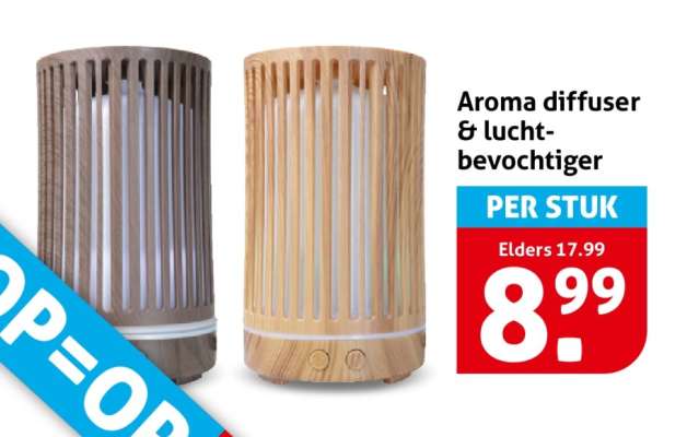 Aroma diffuser & luchtbevochtiger