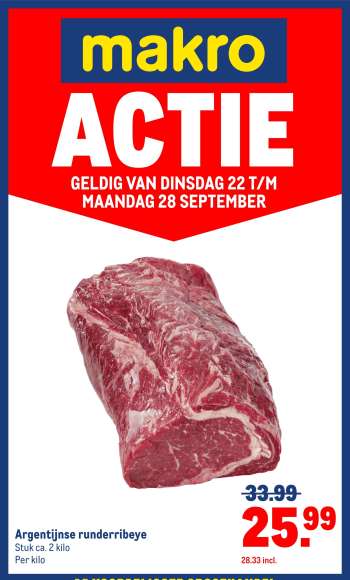 Makro-aanbieding - 22-9-2026 - 28-9-2026.