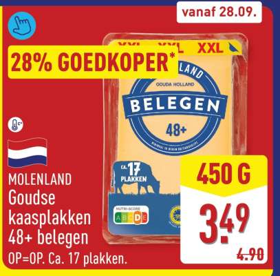 MOLENLAND Goudse kaasplakken 48+ belegen
