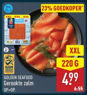 GOLDEN SEAFOOD Gerookte zalm