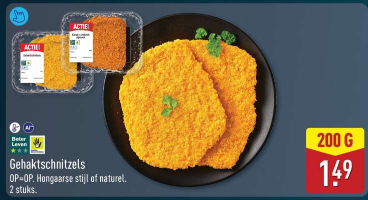 Gehaktschnitzels