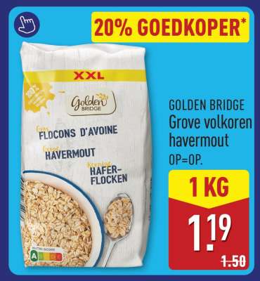 GOLDEN BRIDGE Grove volkoren havermout