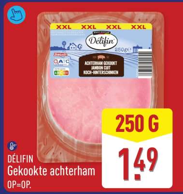 DÉLIFIN Gekookte achterham
