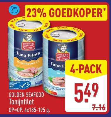 GOLDEN SEAFOOD Tonijnfilet