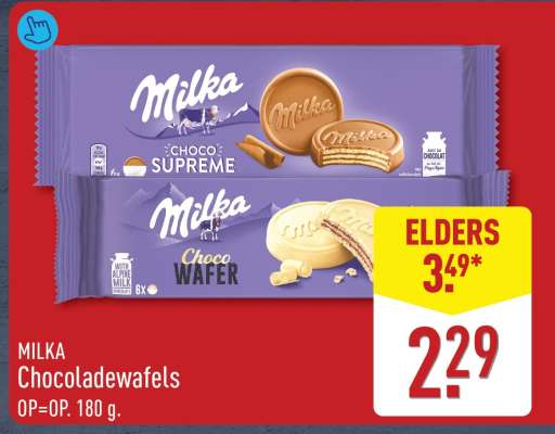 Milka Chocoladewafels