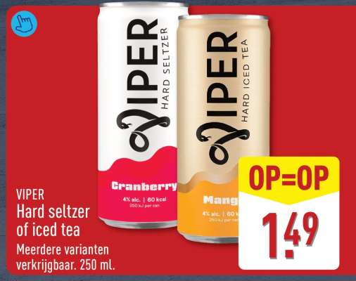 VIPER Hard seltzer of iced tea