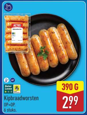 Kipbraadworsten
