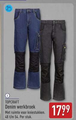 TOPCRAFT Denim werkbroek