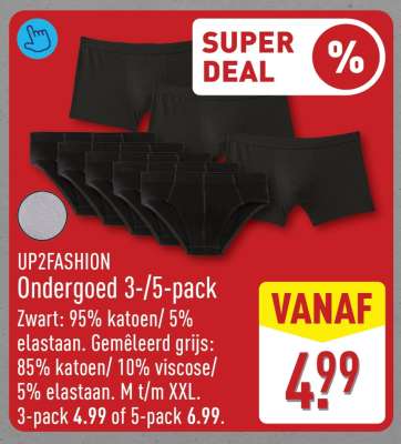 UP2FASHION Ondergoed 3-/5-pack